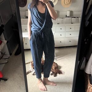 Helmut Lang Navy Blue jumpsuit